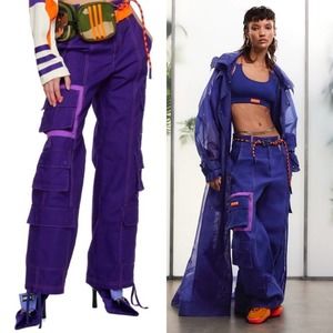 Ivy Park x Adidas Cotton Twill Cargo Pants